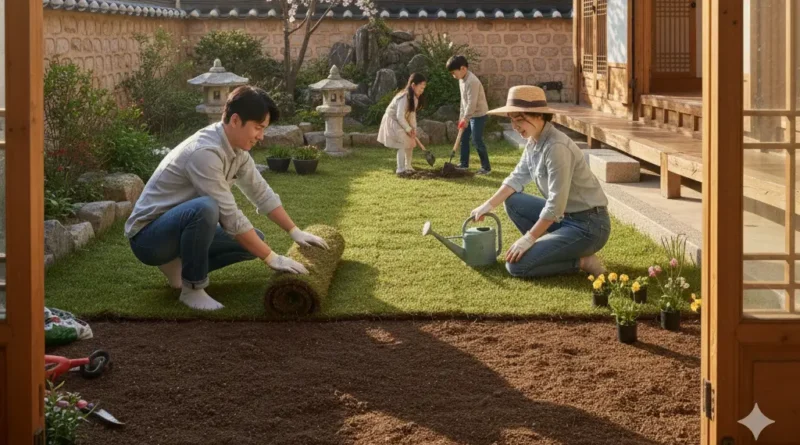 잔디 심는 시기, 나무 심는 시기를 정확히 알 필요가 있습니다