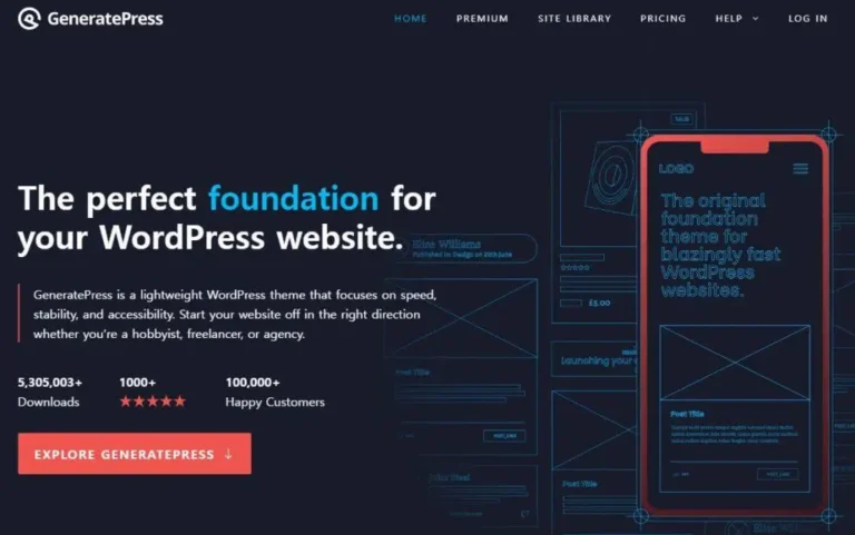 제너레이트프레스 홈페이지 이미지