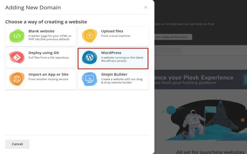 워드프레스 설치